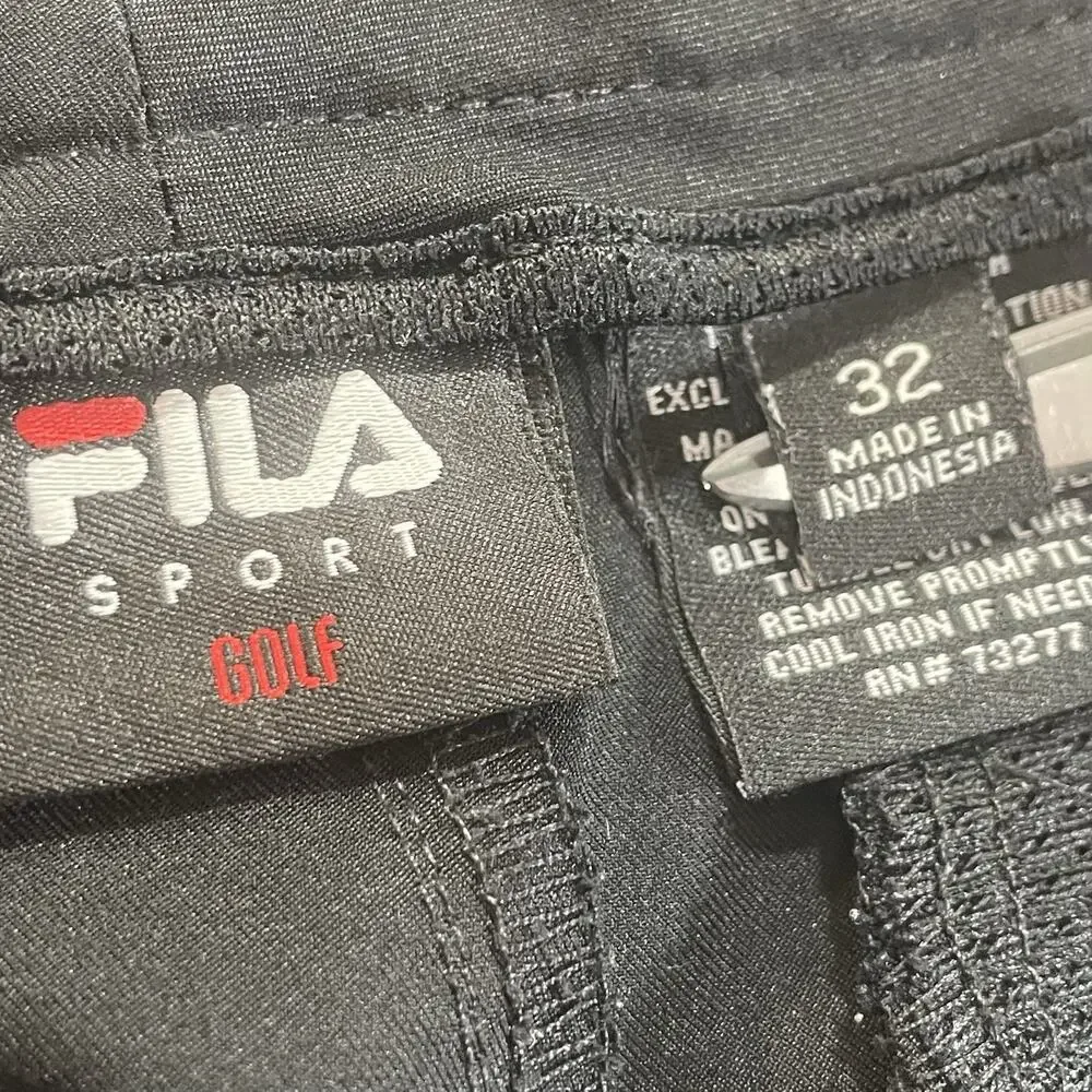Fila Sport Golf Shorts Men's 32 in Black 11